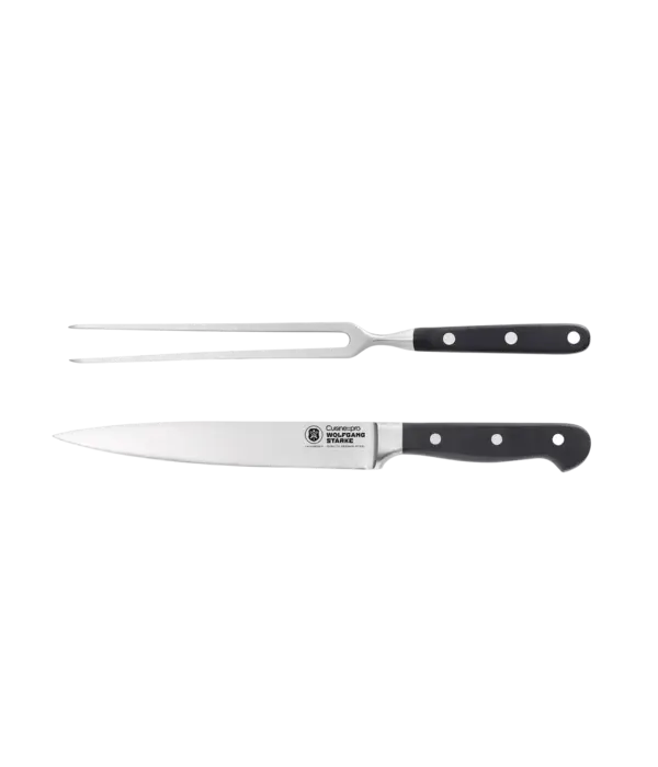 THE CUSTOM CHEF Cuisine::pro® WOLFGANG STARKE™ Carving Knife and Fork, 2 pieces - THE CUSTOM CHEF™
