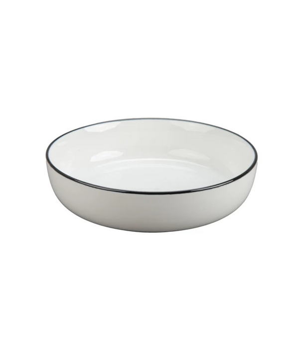 BIA Cordon Bleu BIA 8" Silhouette Pasta Bowl, White Porcelain