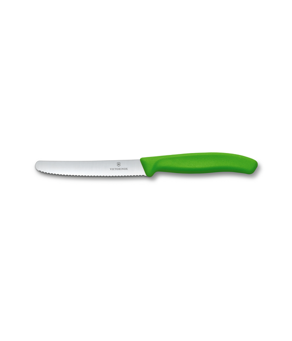 Victorinox Victorinox Swiss Classic Serrated Tomato Knife 11 cm, Green