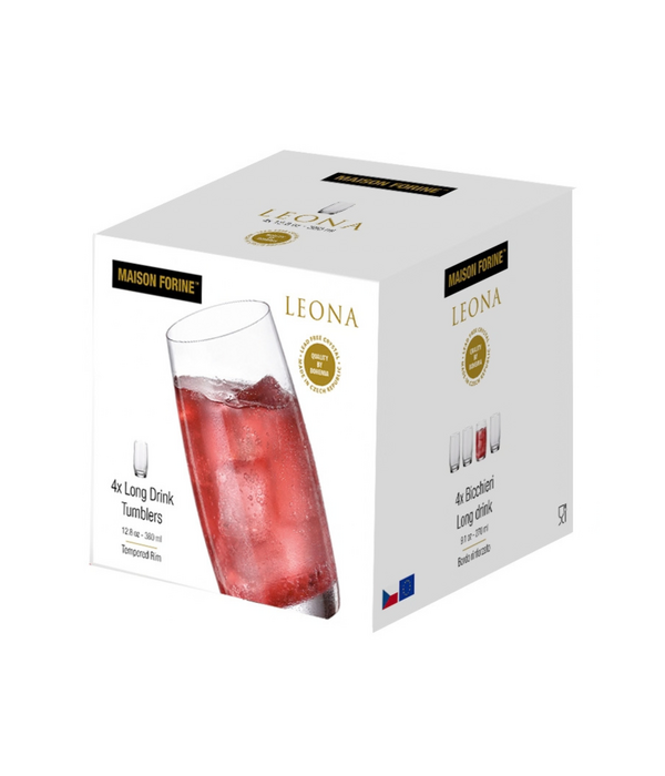 Verres Tumbler "Leona" 380ml, ens/4 de Maison Forine