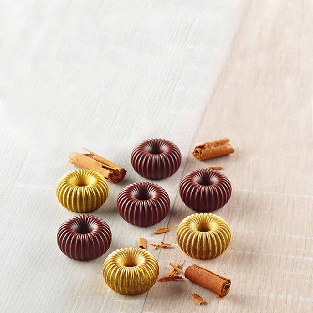 Moules à chocolat 3D en silicone (2 pièces), moules de qualité alimentaire,  moules de bar antiadhésifs avec 2 styles différents, mini moule