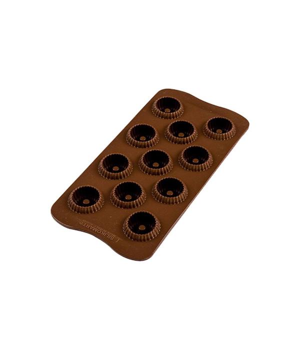 Silikomart Moule à Chocolat 3D Silicone Choco Crown par Silikomart