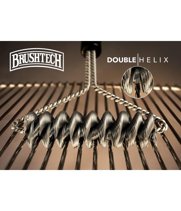16" QUAD SPRING SAFETY DOUBLE-HELIX BRISTLE-FREE BBQ BRUSH