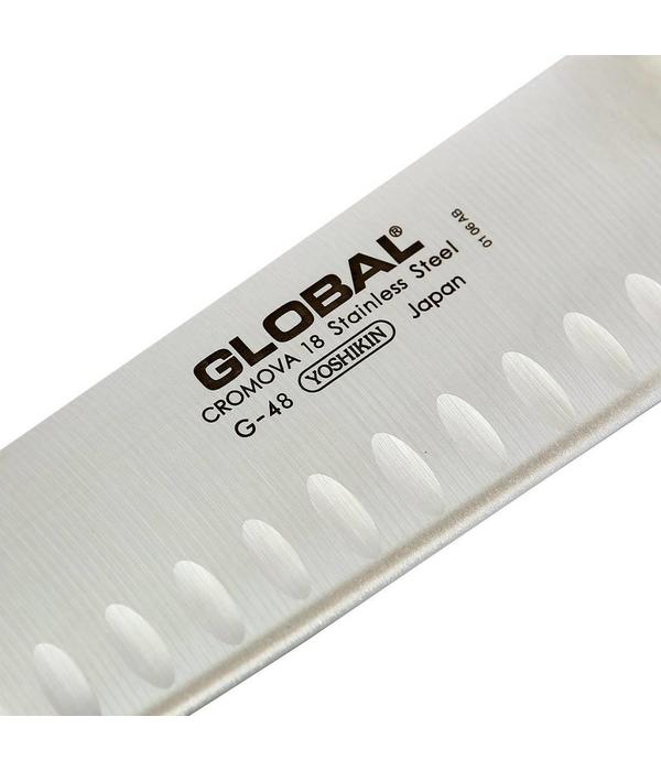 Global Santoku couteau alvéolé de par Global 18 cm