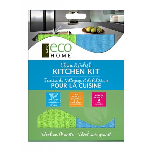 Trousse de nettoyage et de polissage pour la cuisine de Eco Home