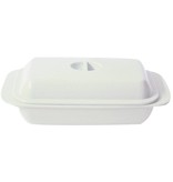 Kitchen Basics Melamine Butter Dish White