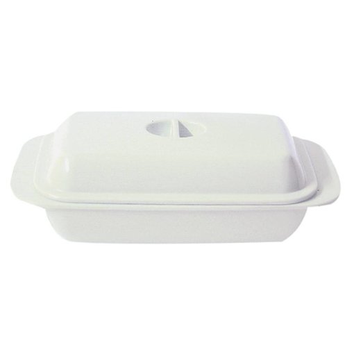 Beurrier en mélamine blanc de Kitchen Basics