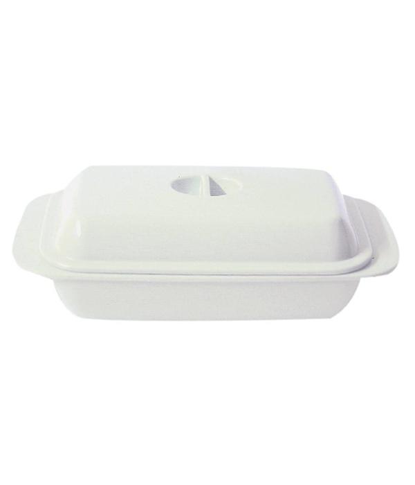 Beurrier en mélamine blanc de Kitchen Basics