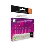 Rainbow Moments Rainbow Moments COLORED FLAME BIRTHDAY CANDLES (12 PACK)