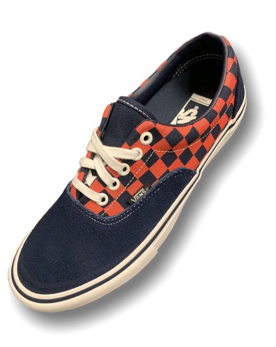 Vans Era Pro Checkerboard Orange/Navy Shoes Rhythm Vans Era Pro Checkerboard Orange/Navy Shoes Rhythm