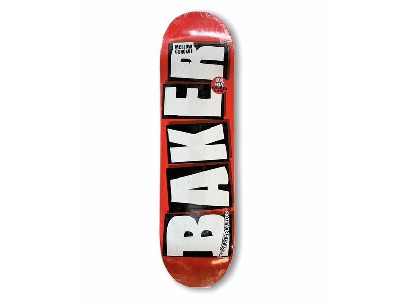 Baker Baker Brand Logo White Deck - 8.25
