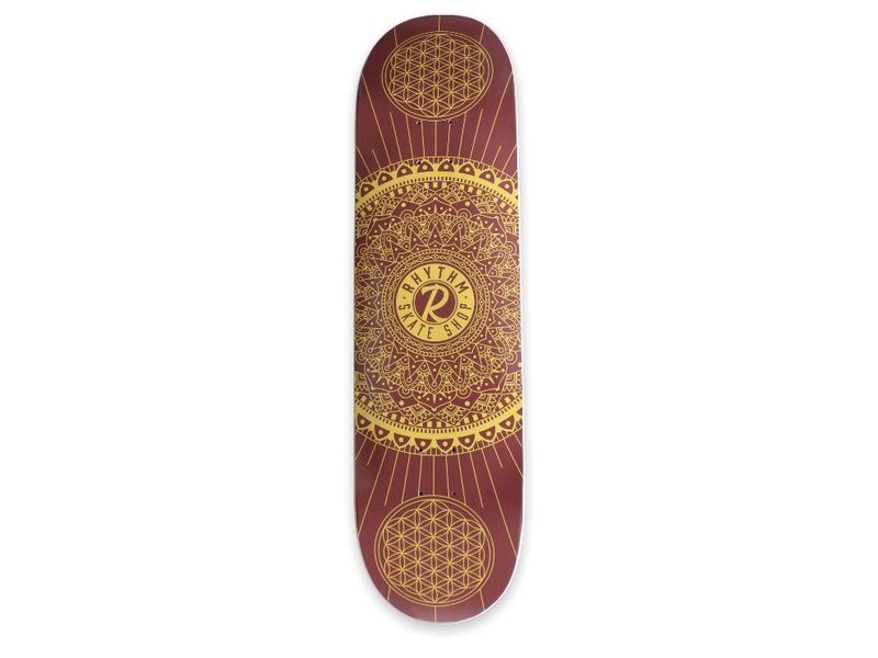 Rhythm Skateshop Rhythm Mandala Red 9.0 Deck