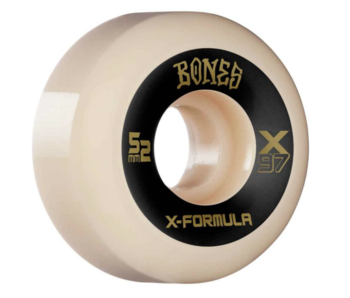 Bones Wheels X-Formula Skateboard Wheels X-Ninety-Seven 52mm V5 Sidecut 97A Wheels