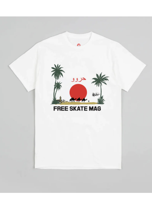 Free Skate Mag Marrakech Tee - White