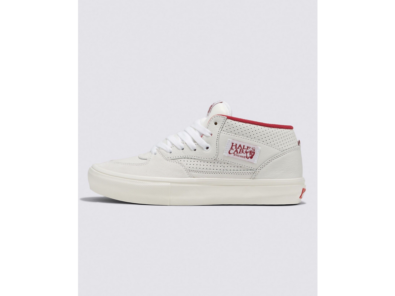 Vans Vans Skate Half Cab Vintage Sport Shoe - White/Red