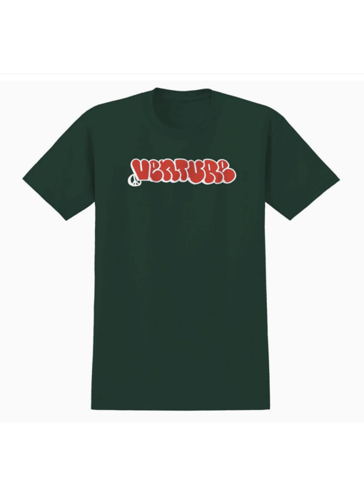 Venture Throw T-Shirt - Forest Green/Red/White