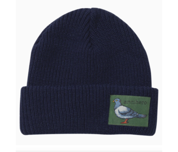 Anti-Hero Lil Pigeon Label Beanie - Navy/Dark Green