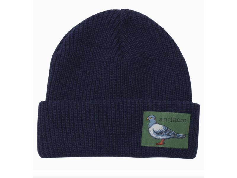 Anti Hero Anti-Hero Lil Pigeon Label Beanie - Navy/Dark Green