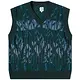Polar Paul Knit Vest - Dark Green