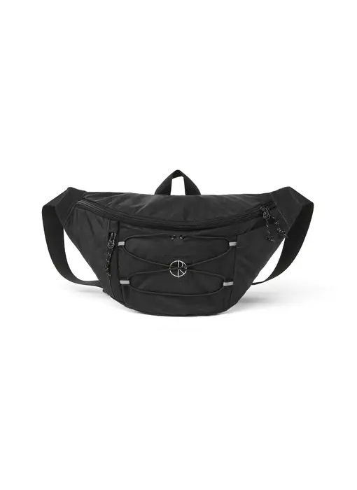 Polar Nylon Sport Hip Bag - Black