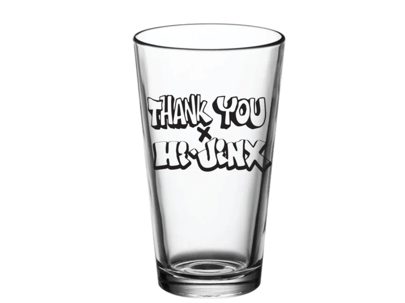 Thank You Skateboards Thank You x Hijinx Pint Glass