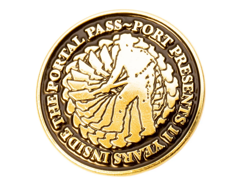 pass port Pass Port 11 Year Pin