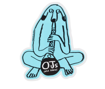 OJ Jazz Dawgs Sticker