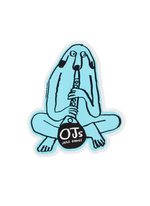 OJ Jazz Dawgs Sticker