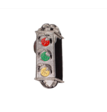 Traffic Skateboards Traffic Light Crest Enamel Pin