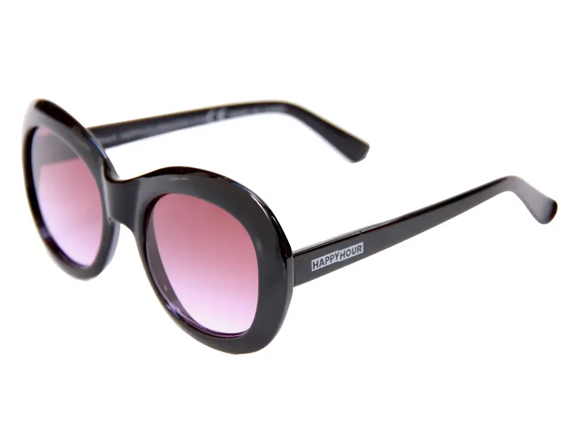 Happy Hour Happy Hour Bikini Beach Fade Sunglasses - Black/Purple