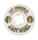 OJ Wheels OJ Team Line OG White/Purple/Yellow Hardline 99a Wheels - 53mm
