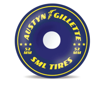 SML Austyn Gillette Street Tires Navy VCUT 52MM Wheels