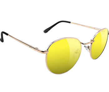 Glassy Neen Premium Plus Sunglasses - Gold/Yellow