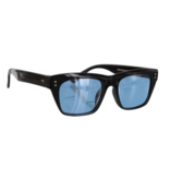 Glassy Glassy Santos Polarized Sunglasses - Black/Blue