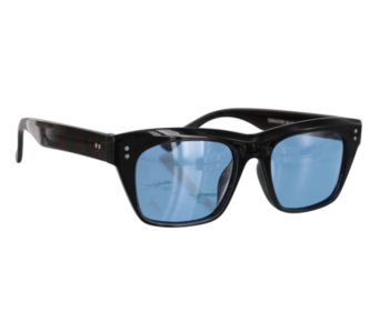 Glassy Santos Polarized Sunglasses - Black/Blue