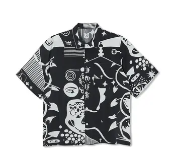 Polar Spiral Shirt - Black/White L