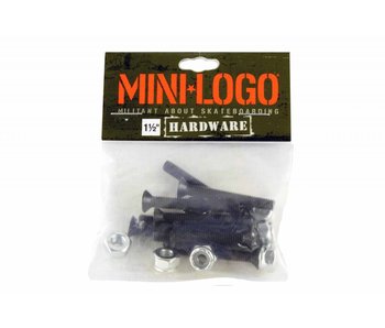 Mini Logo Hardware Black  1.25
