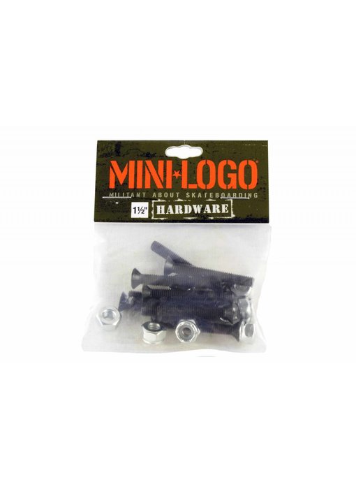 Mini Logo Hardware Black  1.25