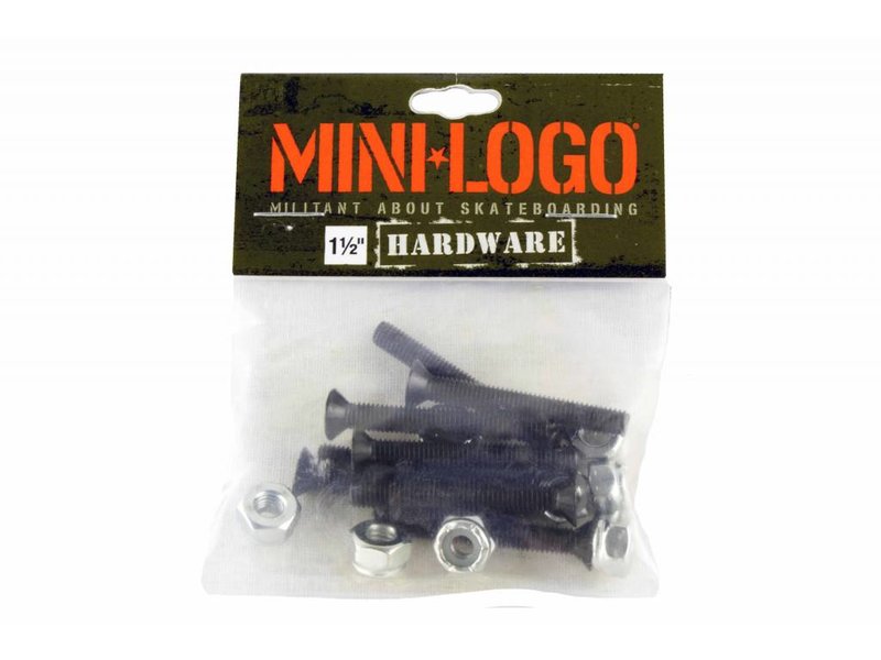 Mini Logo Mini Logo Hardware Black  1.25