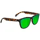 Glassy Deric Polarized Sunglasses - Tortoise/Green Mirror