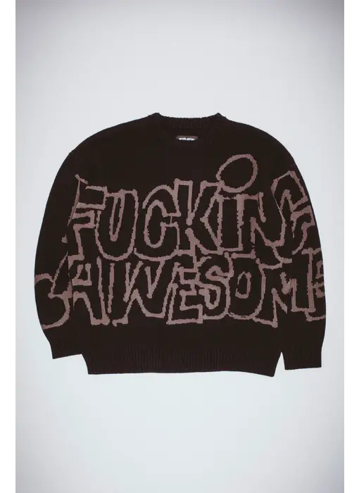 Fucking Awesome PBS Knit Sweater