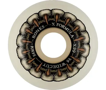 Bones X-Formula Grippin Wolf V6 Wide-Cut 99a Wheels -