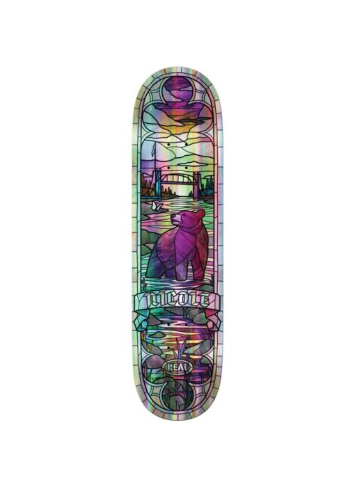 Real Nicole Rainbow Foil Cathedral Deck - 8.38