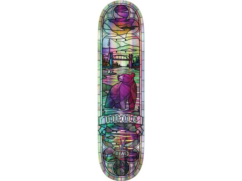 Real Real Nicole Rainbow Foil Cathedral Deck - 8.38