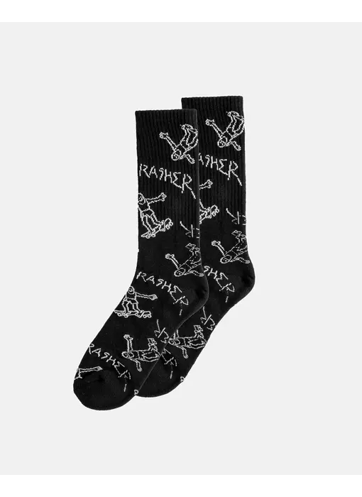 Thrasher Gonz Socks - Black/White