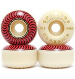 Spitfire Spitfire F4 101D Classic Wheels -White/Red 51mm