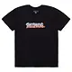 Quartersnacks Rat Ratz Script Tee - Black