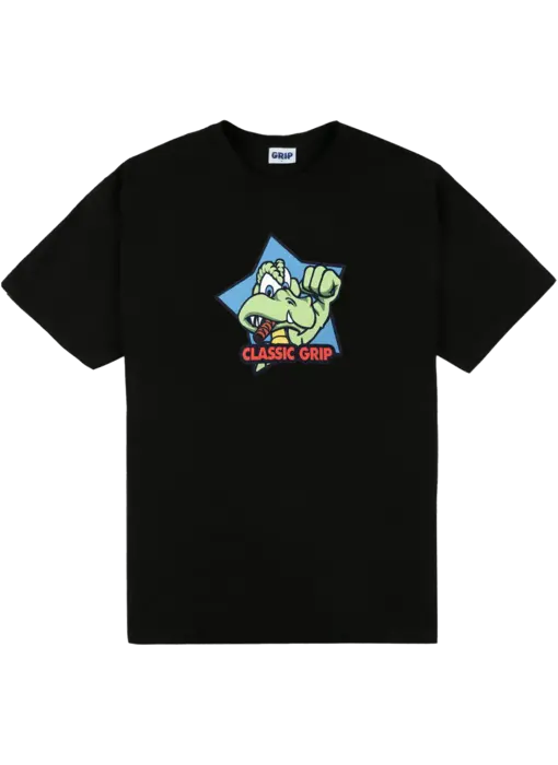 Classic Grip Cool Gator Tee - Black