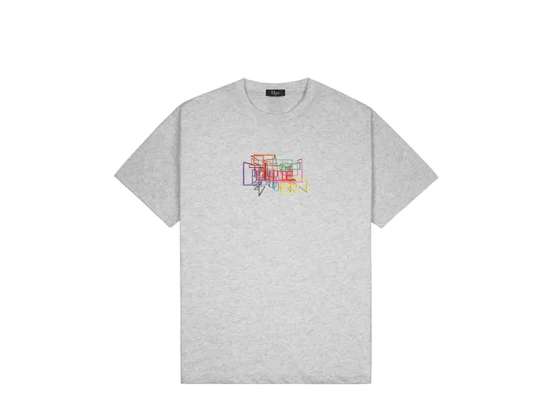 Dime MTL Dime Pipes T-Shirt - Heather Gray