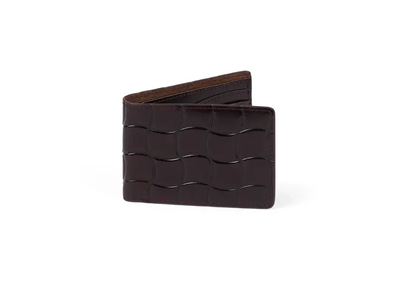 Dime MTL Dime Classic Quilted Wallet - Burgundy